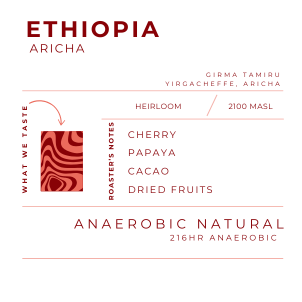 ETHIOPIA - ARICHA, ANAEROBIC NATURAL