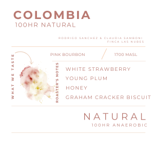 COLOMBIA - LAS NUBES, PINK BOURBON , NATURAL